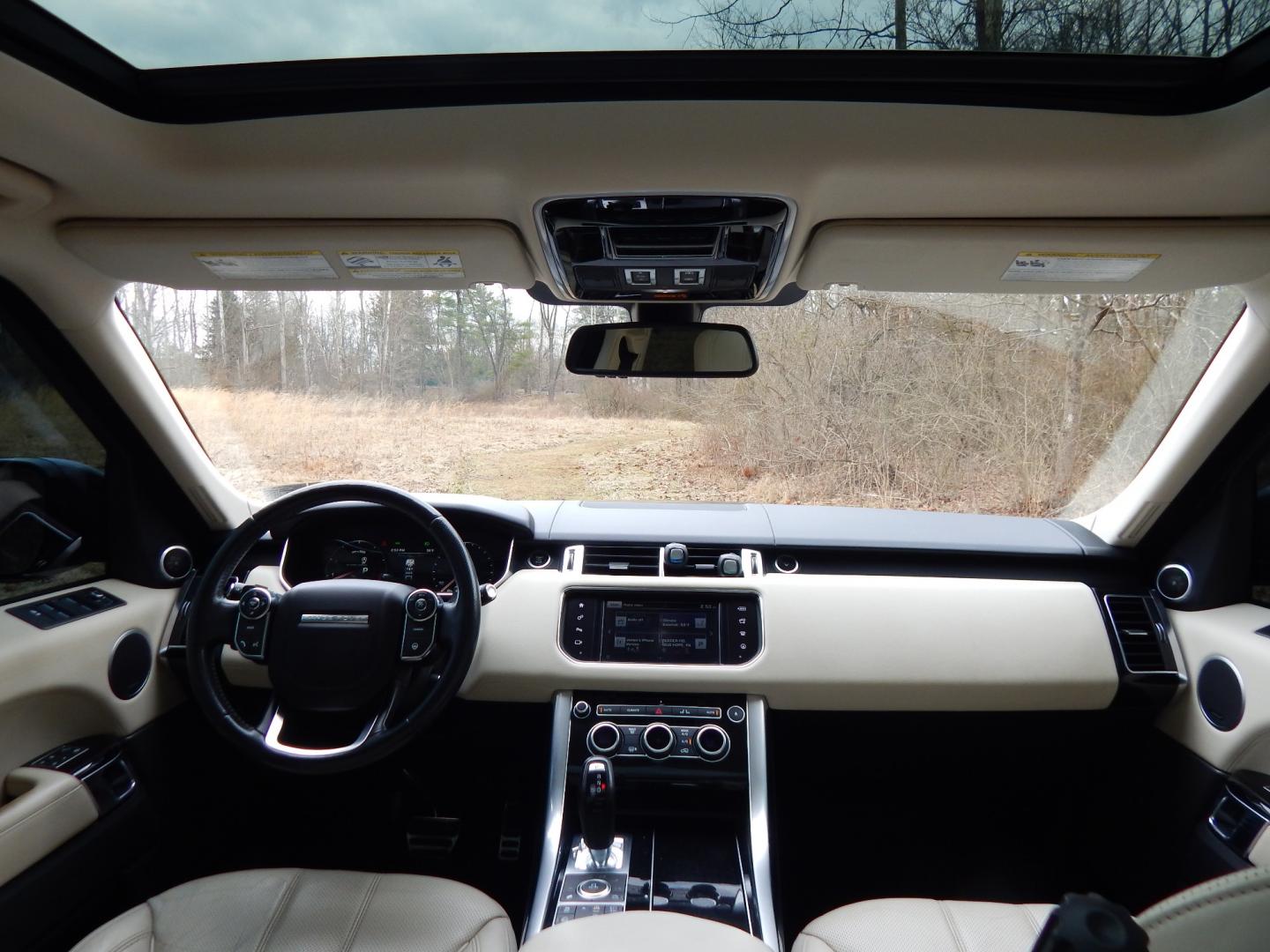 2016 Corris Grey /Ivory Leather Land Rover Range Rover Sport Supercharged Dynamic (SALWR2EF9GA) with an 5.0 liter Supercharged V8 engine, 8 speed auto w/paddle shift transmission, located at 6528 Lower York Road, New Hope, PA, 18938, (215) 862-9555, 40.358707, -74.977882 - Here for sale is a very nice 2016 Land Rover Range Rover Sport Supercharged Dynamic package. Under the hood is a strong running 5.0 liter supercharged V8 putting out 510 HP to the intelligent AWD system via a smooth shifting automatic transmission. Features include; Ivory leather interior, 2 maste - Photo#21